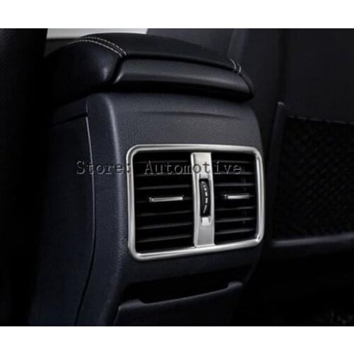 For Mercedes-Benz GLA X156 Interior Rear Armrest Box Air Vent Cover Trim 2014 -2015