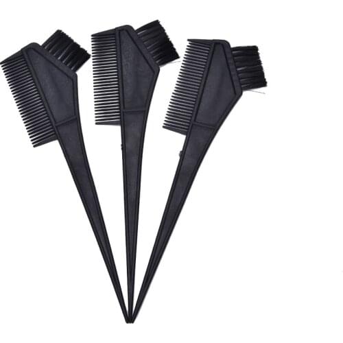 1Pcs Hot Sale Plastic Salon Hair Dye Coloring Brush Comb Hairdressing Brush Pro Hair Bleach Tint Perm Application Styling Tool