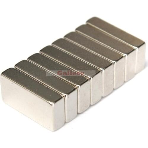 16 pcs N52 20x10x5mm Neodymium Block Magnets Rare Earth Magnets