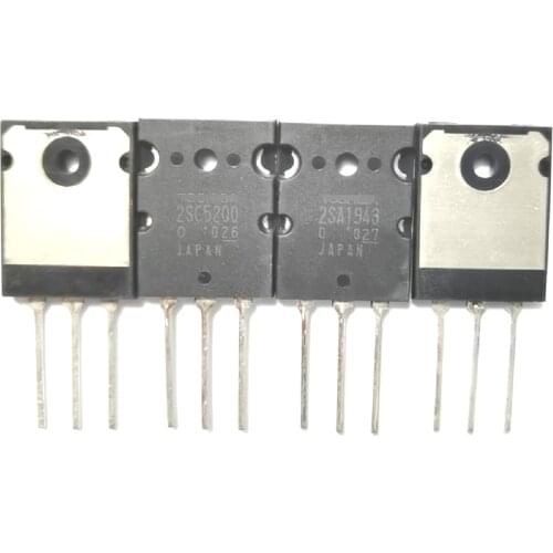 2SC5200 2SC1943 Free Shipping 10pcs/lot 5pair 100% New and Original Toshi amplifier matching From Japan 2SC5200 2SA1943 original