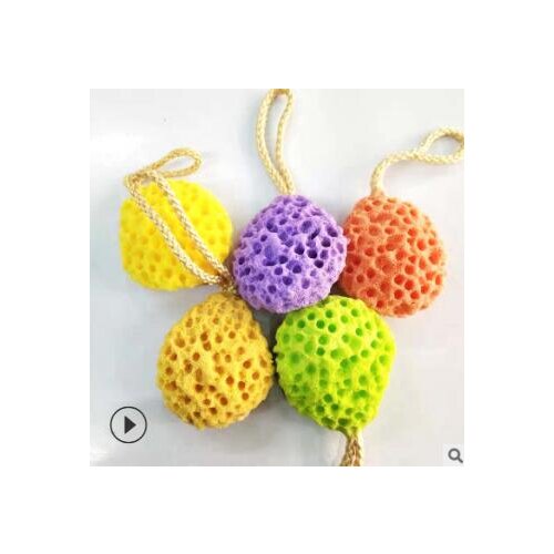 Go For A Massage Honeycomb Sponge Bath Ball Facial Puff Remove Makeup And Exfoliate Bath Tools & Accessories Bath & Body HA136