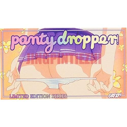 Personality Car Sticker Panty Dropper Limited Edition Sticker Cartoon Anime Car Styling Car Window Bumper Decal DIY Car Stickers