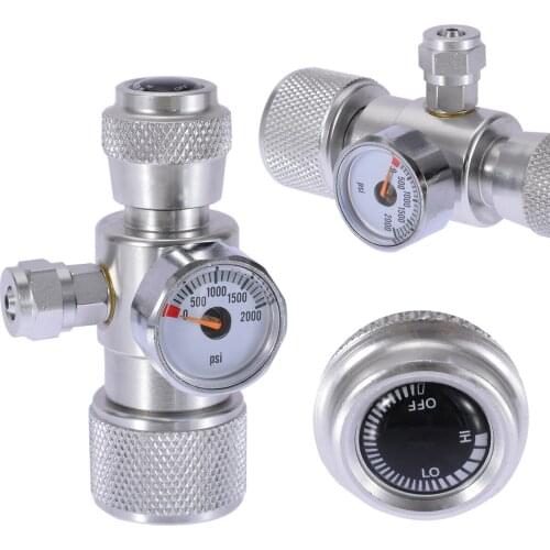 Aquarium CO2 Pressure Gauge Plant Fish Single Pressure Gauge Regulator Manometer Equipment Accessories