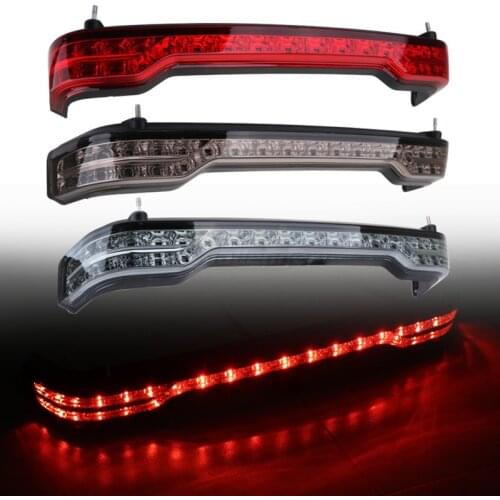 Motorcycle Rear LED Brake/Turn/Tail Lamp Light Kit For Harley Tour-Pak King Tour Pack 2014-2020 Road Glide Electra Tri Glide