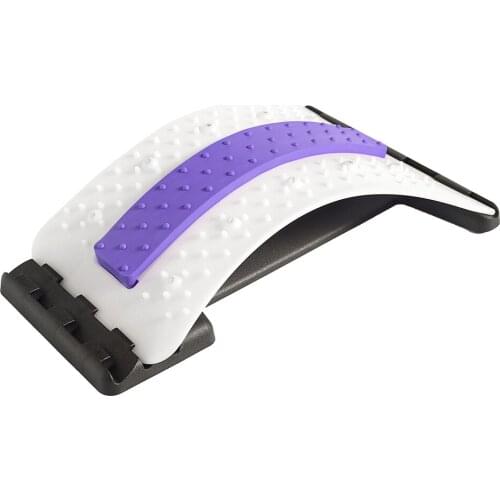 Back Support Stretcher Extender Massager Lumbar Adjustable Portable for Home Massage & Relaxation TK-ing