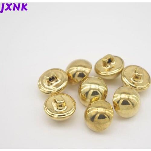 10pcs/lot 24L 15mm mushroom design metal Brass buttons for garment Vintage button to sew DIY accessories Gold/matte silver
