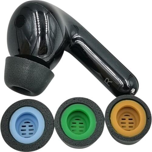 Misodiko TWS-OV6658 Upgraded Oval Memory Foam Eartips Compatible with Xiaomi Flipbuds Pro Noise Canceling Earbuds Tips