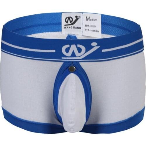 Mens underwear, boxer shorts, low-waisted cotton back space, foldable, breathable sexy shorts, sports pants youpin