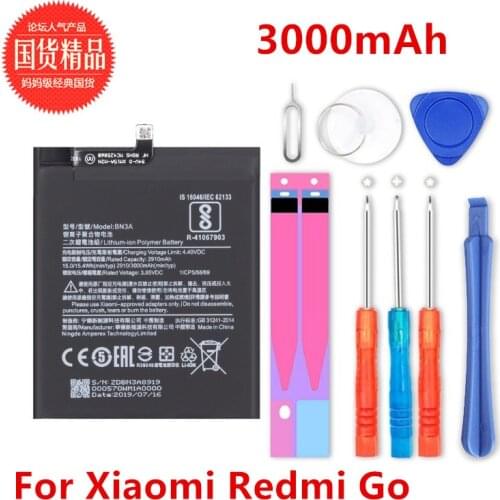 NEW BN3A 3000mAh Battery for Xiaomi Redmi Go Batteries