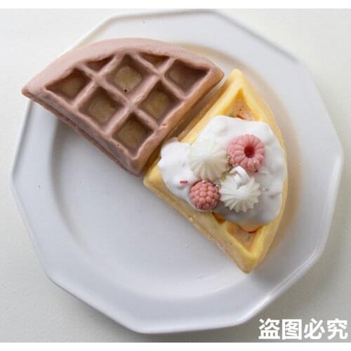 Single Waffle Silicone Mold for Candle Making Candle Plaster Chocolate Epoxy Baking Cake Decorating Silicone Mold