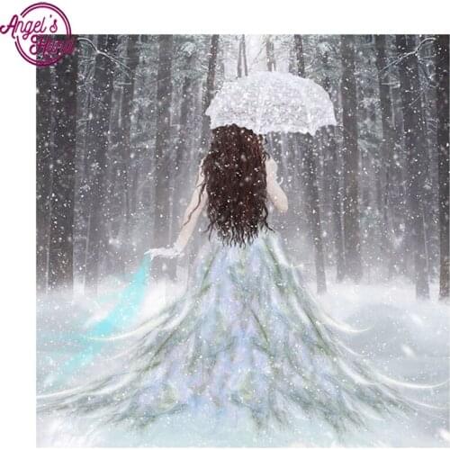 Full,Diamond Embroidery Winter landscape 5D,Diamond Painting,Cross Stitch,3D,Diamond Mosaic,Needlework,Crafts,Christmas,Gift