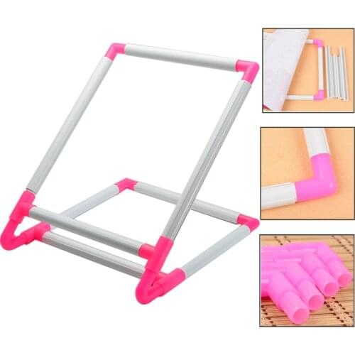 1Pc Embroidery Frame Universal Pvc Desktop Clip Type Embroidery Stretch Cross Stitch Hoop Bracket DIY Craft Hand Tool