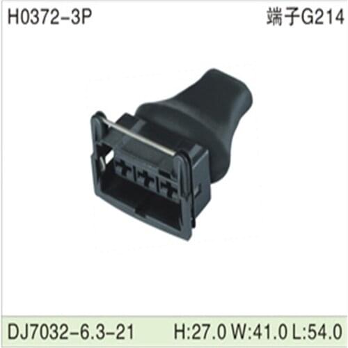 Free shipping 500pcs DJ7032-6.3-21 6.3mm 3Pin AMP Car Electrical Wire Connectors for VW,BMW,Audi,Toyota,NISSAN AND other