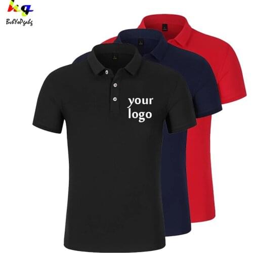 Custom Printing DIY Personalised Polo Shirt Full Color Text Logo Print Work Uniform Workwear Company