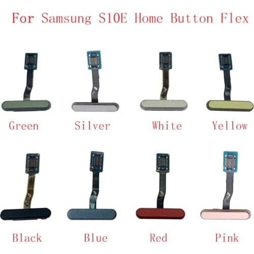 Fingerprint Sensor Home Button Flex Cable Ribbon For Samsung S10E G970F G970U Powr Button Flex Replacement parts