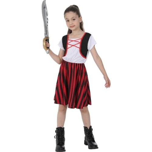 Snailify Cheap Girls Pirate Costume Halloween Costume For Kids Fancy Dress For Carnival Party