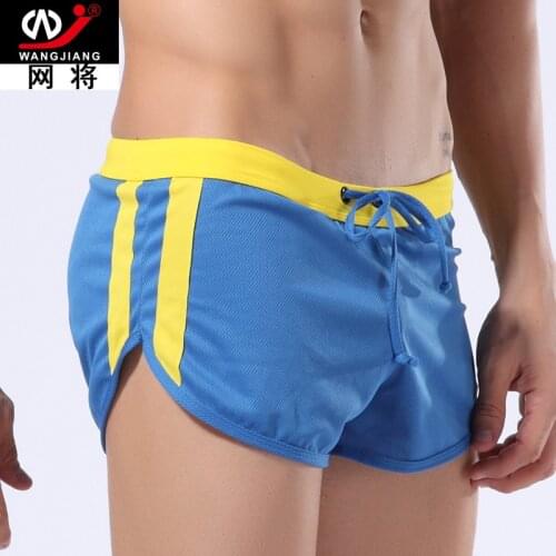 Sports fitness mens arrow shorts breathable quick-drying loose underwear mesh boxer shorts home pants youpin
