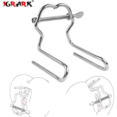 Adjustable Size Vaginal Anus Dilators Clamp Anal Butt Plug Sex Toys Shop For Women Men Couples Speculum Cleaning Enema Anal Toys