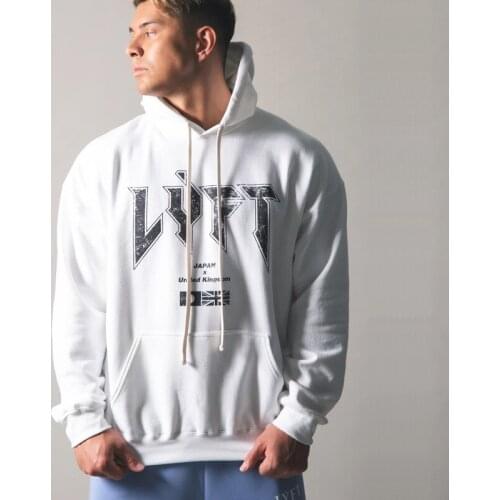 Brand Gym Running Fitness Pullover Jogger Tops Cotton Casual Hoodie Street Wear Fashion Sports Mens Clothing New Autumn Hoodie