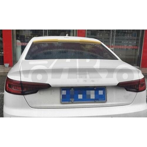 For 19 Audi A4 high quality 2005-2012 ABS Plastic Unpainted Color Rear Spoiler Wing Trunk Lid Cover Car Styling