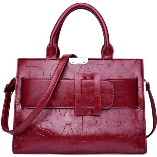 Women Bags Luxury Handbag High Quality Fashion Letter Printing Shoulder Bag Pu Leather Messenger Bag Multifunction Crossbody Bag