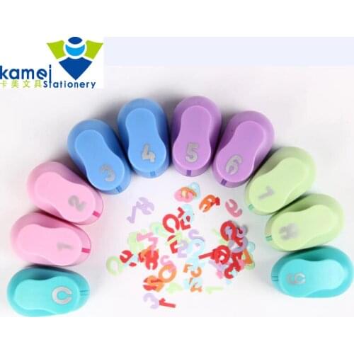 10pcs 1.5cm Arabic numerals design Scrapbooking Tool Mini Paper Punch For DIY Gift Card Punches Embossing device Stamping YH40