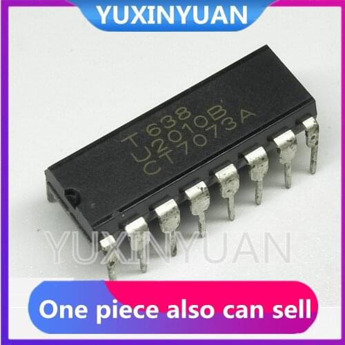 2PCS/LOT U2010B DIP16 U2010 DIP-16 2010B IC IN STOCK
