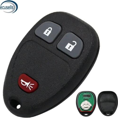 3 buttons Remote Start Car Key Fob for Buick for Pontiac KOBGT04A