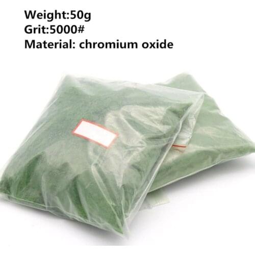 YYSD 50g Jade Emerald Agate Amber Polishing Powder Glass Composite Chromium Oxide Power