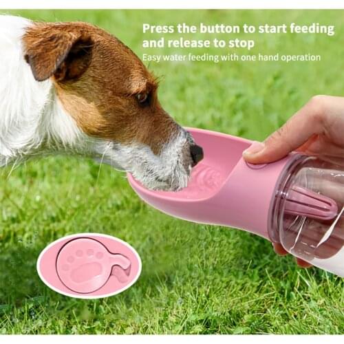 Dog Water Bottle Portable Pet Water Dispenser Feeder for Puppy Medium Large Dogs Pet Travel Drink Bowl Dog Accessories Outdoor