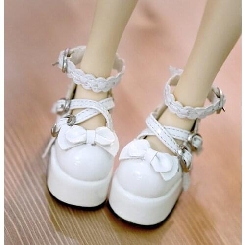 N01-X033 children handmade toy 1/3 1/4 Doll Accessories BJD/SD doll Wild lolita lace buckle shoes 1pair