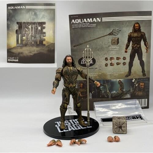 MEZCO One 12 Aquaman Action Figure Super Hero Doll Toy Birthday Gift for Kids