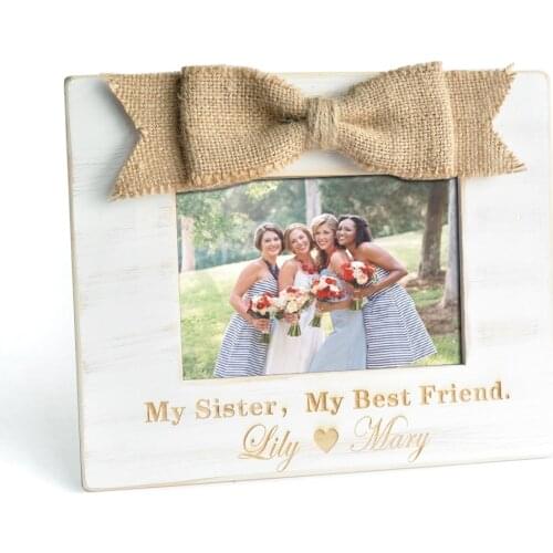 Best Friend Photo Frame,Personalized Name Picture Frame,Sister Picture Frame,Best Friend Gift,Gift for Her,Birthday Gift