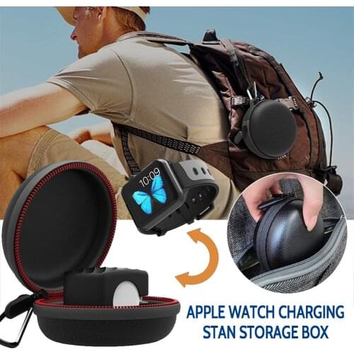 Apple Watch Bracket Iwatch Silicone Charging Bracket Base for Apple Iwatch Winding Storage Box for Earphone Smart Watch