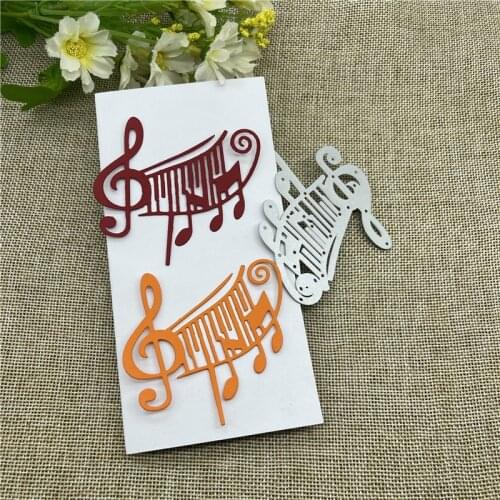 Music notes Metal Cutting Dies Stencils For DIY Scrapbooking Decorative Embossing Handcraft Die Cutting Template