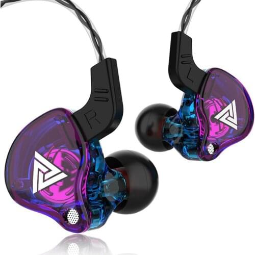 AK6 Sports Headset Bass Mobile Music Wired Earphone Earplug Type In-ear Earphone Shocking Sound Strong Power Earphone