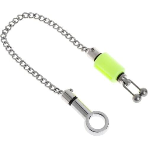 2021 New Fishing Swinger Stainless Steel Sling Chain Bite Indicator Carp Alarm Hanging Sensor Tackle Outdoor Accessories