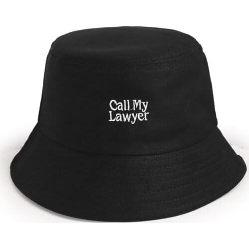 Cotton Letter Call Me Bucket Hat Fisherman Hat Outdoor Travel Hat Sun Cap Hats for Men and Women 343