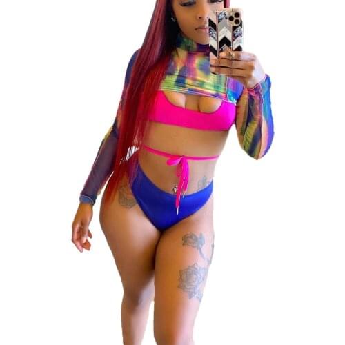 PNDODO Swimwear With Sleeves