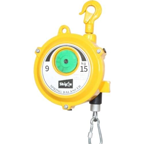 9-15KG Spring Balancer Self-locking Tower-Type Lifting Hook Spring Holder Balancer Steel Wire Rope Balancing Lifting Jack