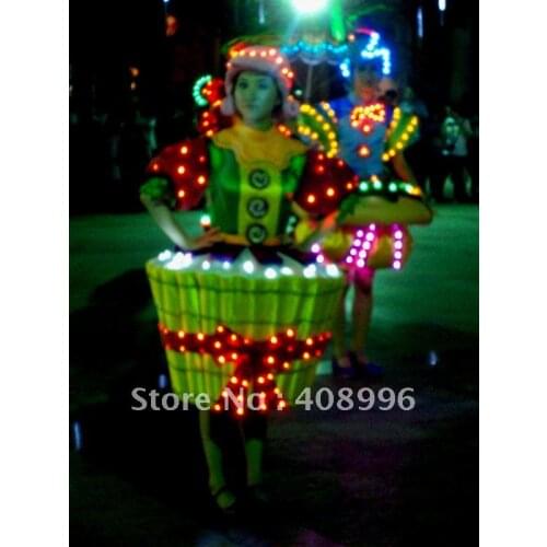 LED luminous dress for performance/Carnival dress/Light-up costumes/Amusement park series 03