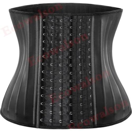 25 Steel Bone Waist Trainer Plus Size Hook and Eye Waist Trainer Waist Cincher Women Bodysuit Cinta Modeladora Sexy Shapers
