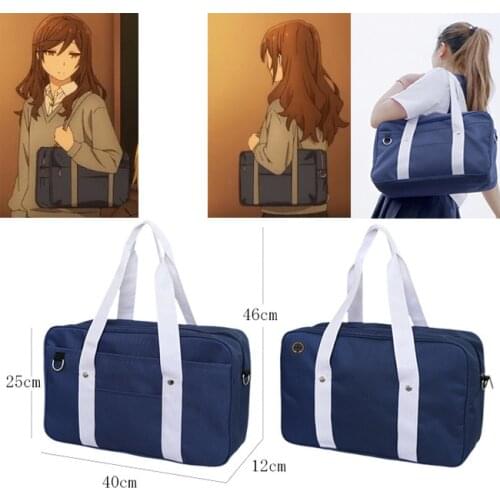 Horimiya Hori Kyoko Miyamura Izumi Cosplay JK Uniform Bag School Boy Girl Bags Commuter Bag Briefcase Costume Accessory Props