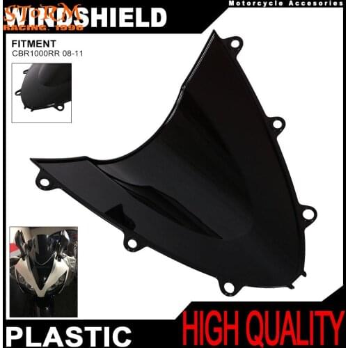 Motorcycle Windscreen Windshield Wind Deflectors For Honda CBR1000RR CBR 1000RR 1000 RR 2008-2010 2011