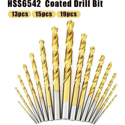 Cobalt High Speed Steel Twist Drill Bit Titanium drilling High Quality 6542 Stainless Steel Tool Set Metal Stainless Steel Drill
