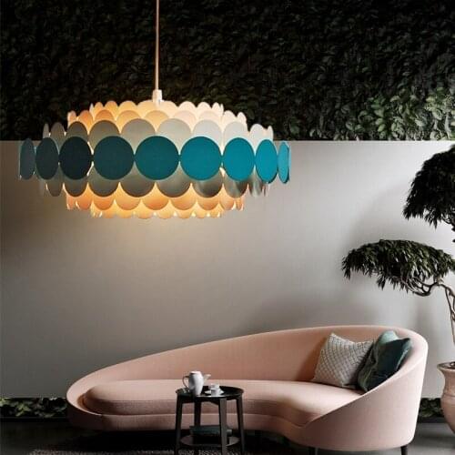 Iron Modern Creative Chandelier Children Room Light Dining Lighting Living Room Lamp Nordic Minimalism Lamp Indoor Modern LED B