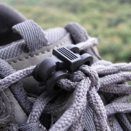 1 Pcs Shoelace Buckle Shoelace Decorations Plastic Faster Sports Cord Running Locks Stopper Rope Outdoor Clamp Easy Outdoor N5O7