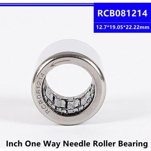 100pcs RCB081214 12.7*19.05*22.22mm Inch One Way Clutch Needle Roller Bearing 12.7x19.05x22.22mm