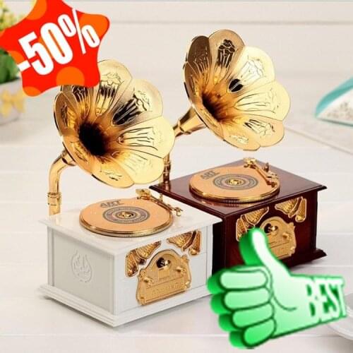 Spot 16 kinds of music box jewelry box, girl wedding birthday gift, clockwork music box crystal ball