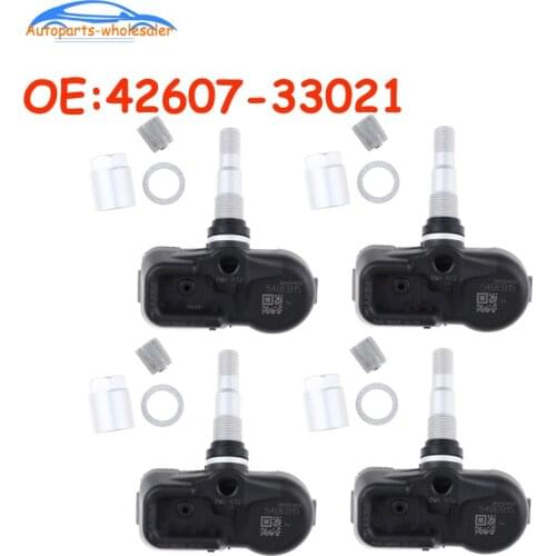 4 PCS Car For Corolla RAV4 Yaris Avalone LEXUS CT200h RX350 RX450h 42607-33021 4260733021 PMV-107J TPMS Tire Pressure Sensor